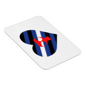 Masker trots magneet (Rechterzijde)
