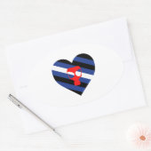 Masker trots ovale sticker (Envelop)