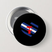 Masker trots ronde button 7,6 cm (Voorkant /achterkant)