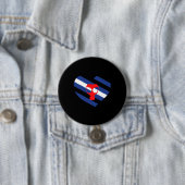Masker trots ronde button 7,6 cm (In situ)