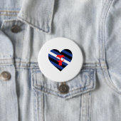 Masker trots ronde button 7,6 cm (In situ)