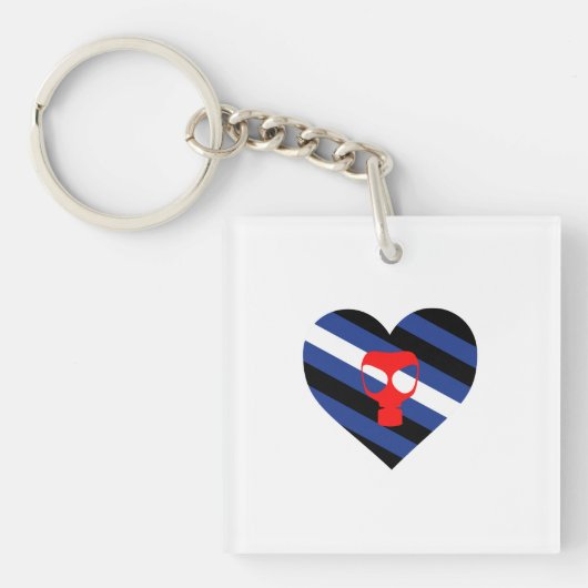 Masker trots sleutelhanger (Voorkant)