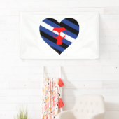 Masker trots spandoek (Insitu)