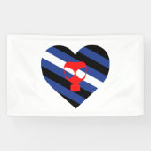 Masker trots spandoek (Horizontaal)