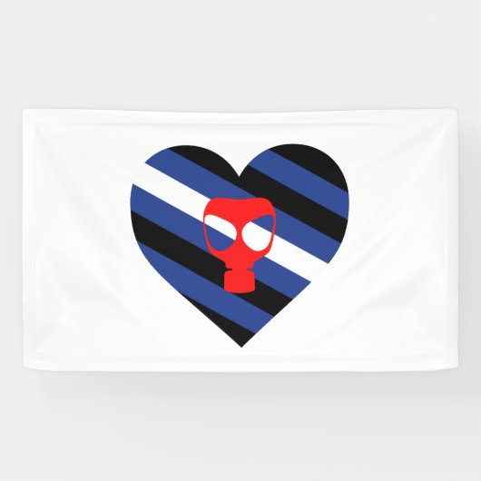 Masker trots spandoek (Horizontaal)