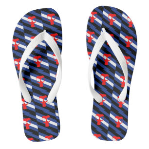 Masker trots teenslippers