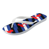 Masker trots teenslippers (Schuin)