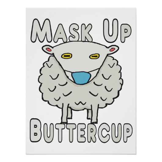 Masker Up Buttercup Perfect Poster (Voorkant)