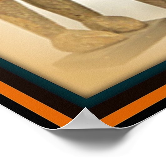 Masker van Afrika Poster (Hoek)