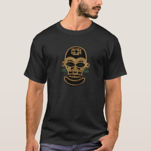  masker van Afrikaanse stam T-shirt