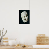 Masker van Beethoven, uit het leven genomen op de  Poster (Keuken)