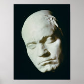 Masker van Beethoven, uit het leven genomen op de Poster (Voorkant)