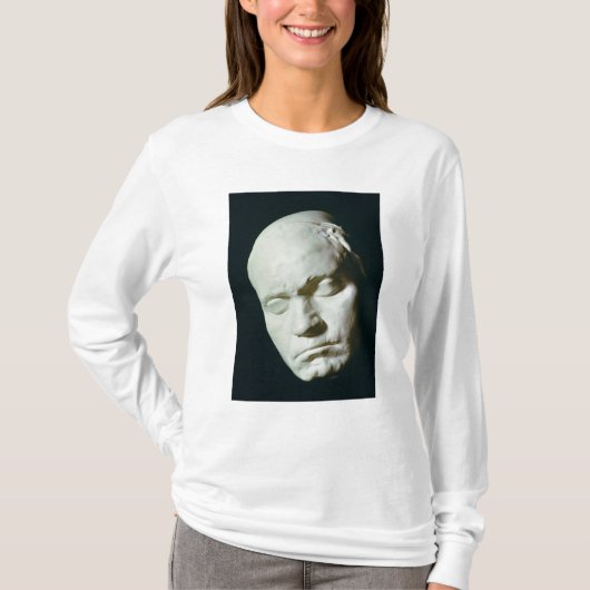 Masker van Beethoven, uit het leven genomen op de T-shirt (Voorkant)