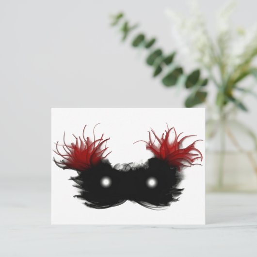 Masker van de fantoomarm briefkaart (Staand voorkant)