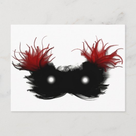 Masker van de fantoomarm briefkaart (Voorkant)