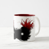 Masker van de fantoomarm tweekleurige koffiemok (Voorkant rechts)