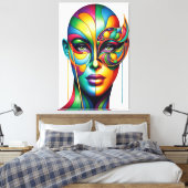 Masker van de Mystic Canvas Afdruk (Insitu (Slaapkamer))