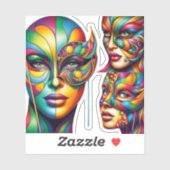 Masker van de Mystic Sticker (Vel)