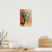 Masker van de Pyrenese godin uit Montouse Poster (Keuken)