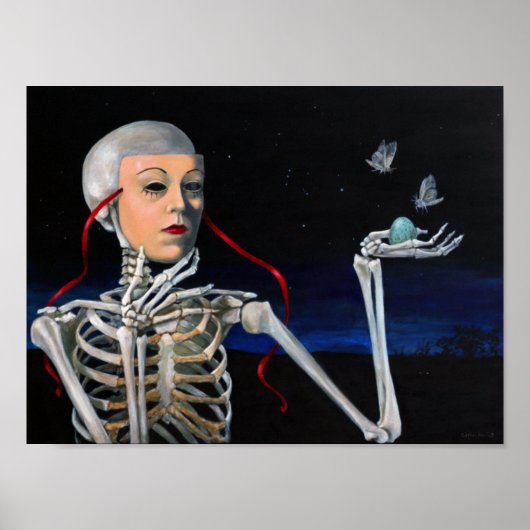 "Masker van het leven" van het Poster Christiane C (Voorkant)