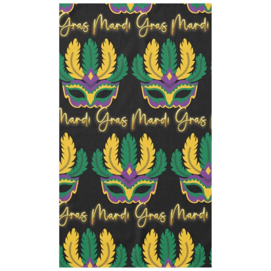 Masker van Mardi gras Tafelkleed (Voorkant)