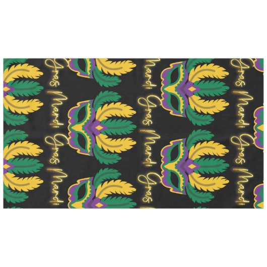 Masker van Mardi gras Tafelkleed (Voorkant (Horizontaal))