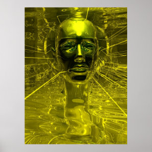 Masker van Nefertiti Poster