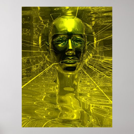 Masker van Nefertiti Poster (Voorkant)