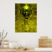 Masker van Nefertiti Poster (Keuken)