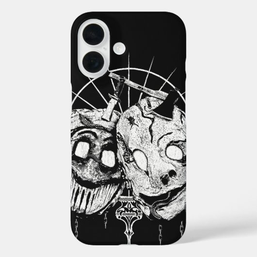 Masker van Pijn Occulte Streetwear Case-Mate iPhone Case (Achterkant)