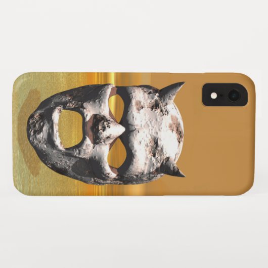 Masker van Stone Case-Mate iPhone Case (Achterkant (horizontaal))