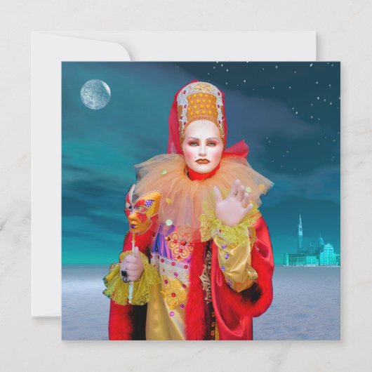 Masker van Venetië Kaart (Voorkant)