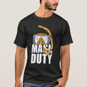 Masker Verplicht Duikmasker Duikmondbeschermer T-shirt