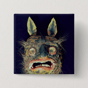 Masker Vierkante Button 5,1 Cm