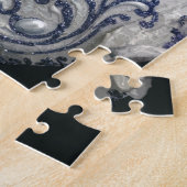 MASKERADE 2 (blauw) Legpuzzel (Zijkant)