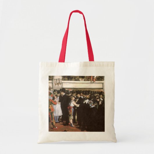 Maskerade bij de opera van Edouard Manet Tote Bag (Voorkant)