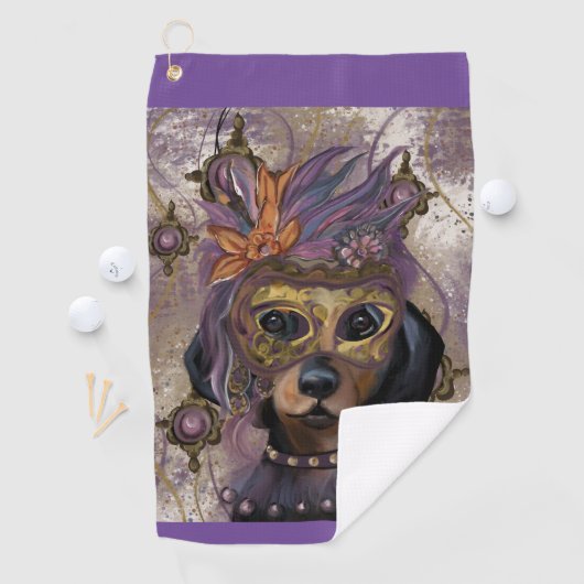 MASKERADE DOXIE ART GOLFHANDDOEK (Insitu)