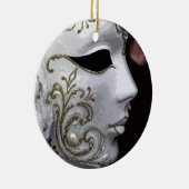 MASKERADE (GOLD) KERAMISCH ORNAMENT (Rechts)