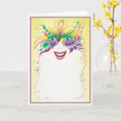 Maskerade © kaart (Gele Bloem)
