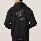 Maskerade Kat Hoodie (Achterkant)