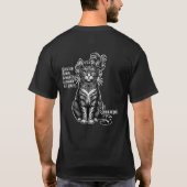 Maskerade Kat T-shirt (Achterkant)