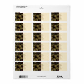 MASKERADE KUNST      ETIKET (Full Sheet)