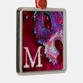 Maskerade Mask Kostuum Monogram Initiaal Ornament (Rechts)