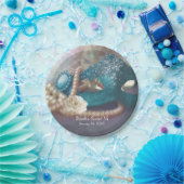 Maskerade Mask & Pearls Rainbow Party Borden Papieren Bordje (Feest)