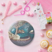 Maskerade Mask & Pearls Rainbow Party Borden Papieren Bordje (Feest)