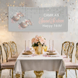 Maskerade Mask Sweet 16 Roos Gold ID1032 Spandoek