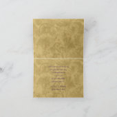 Maskerade Masker Bruiloft Dank Uwel Paars Bedankkaart (Binnen)