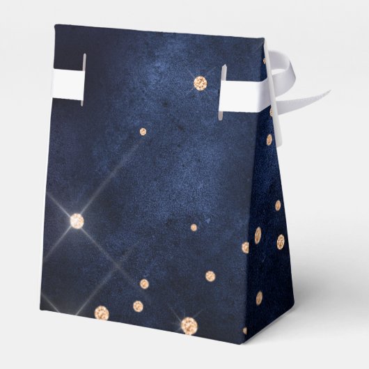 Maskerade masker elegant roos gouden glitter Sweet Bedankdoosjes (Achterkant)