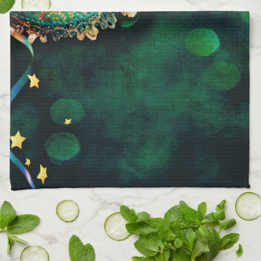 Maskerade Masker Kostuum Hallowe Keuken Schotel Ha Theedoek (Gevouwen)