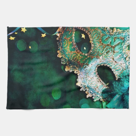 Maskerade Masker Kostuum Hallowe Keuken Schotel Ha Theedoek (Horizontaal)